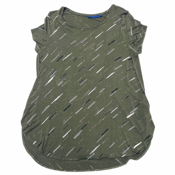 APT. 9 Dark Green High Low Blouse L - Picture 7 of 10